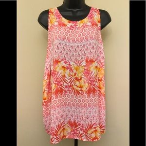 Old Navy Floral Tank Top Sz. XL